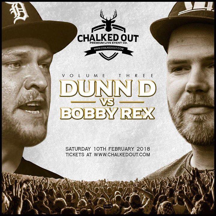 Chalked Out 2018 Pay Per View Video Chalked Out Volume Three Dunn D v Bobby Rex Saturday 10th February 2018